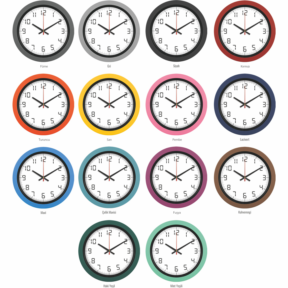 12225TRN Duvar Saatleri (40 cm)