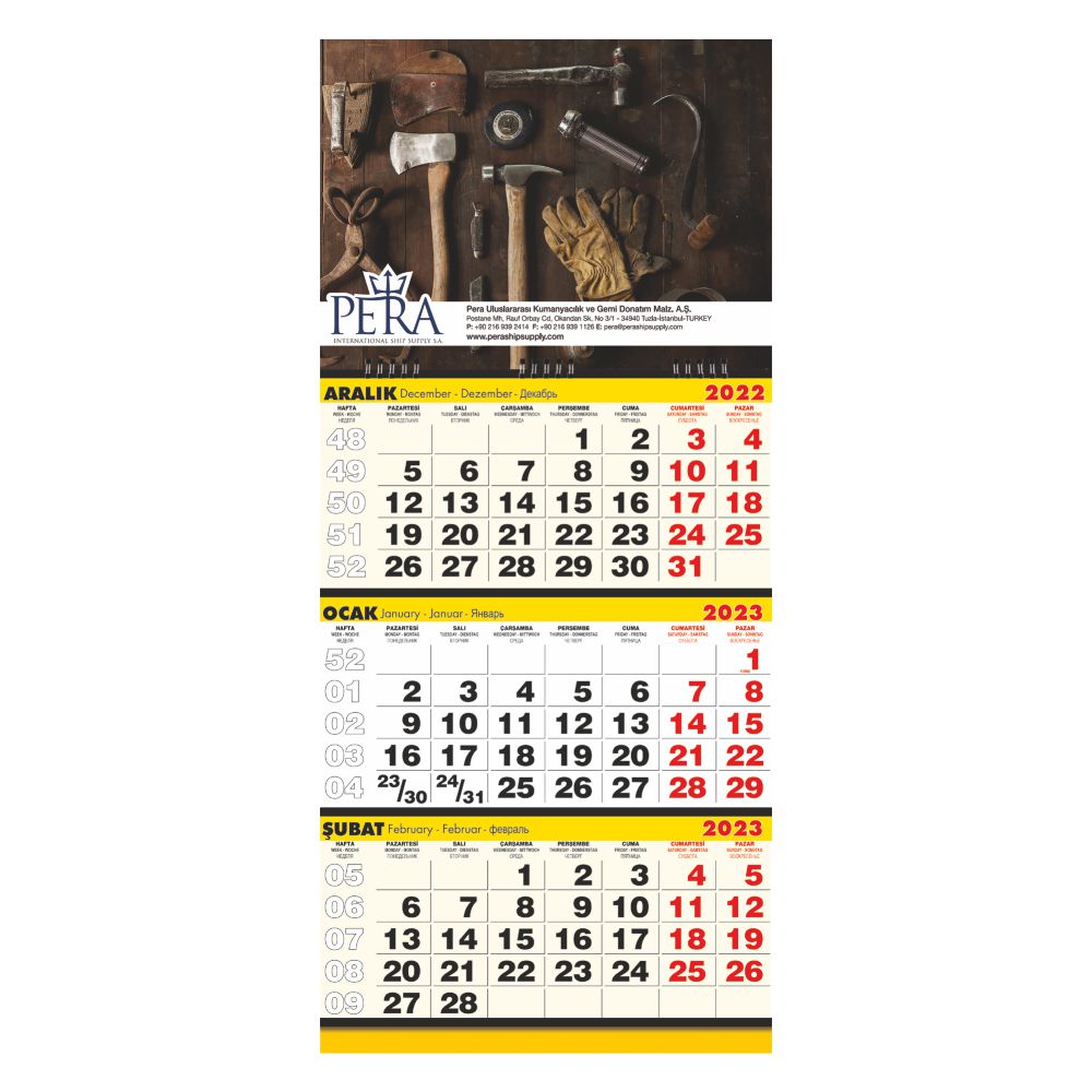 13495 Gemici Takvimi