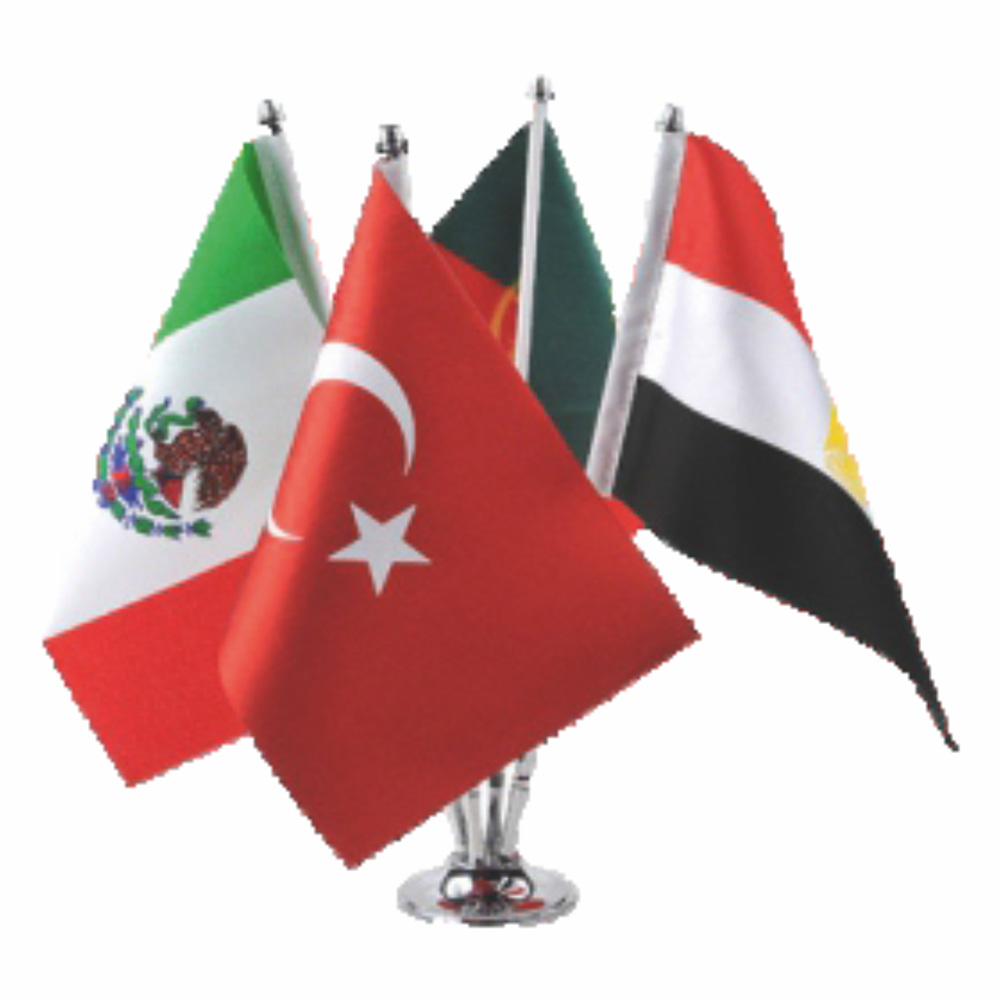 13745 Dörtlü Masa Bayrağı