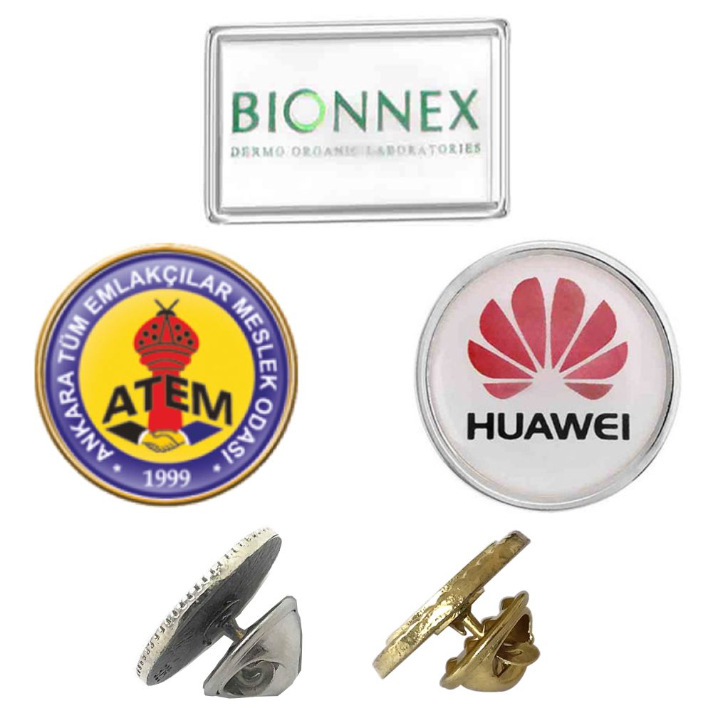 8358DDG Damla Etiket Rozet